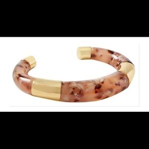 Ann Taylor tortoiseshell print cuff bracelet